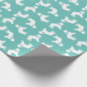 St. Bernard Dog Puppy Geschenkpapier (Ecke)