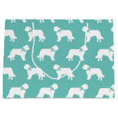St. Bernard Dog Puppy Große Geschenktüte (Vorderseite)