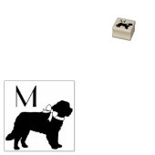 St. Bernard Dog Puppy Gummistempel (Stempel)