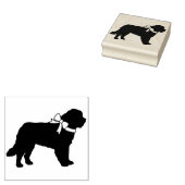 St. Bernard Dog Puppy Gummistempel (Stempel)