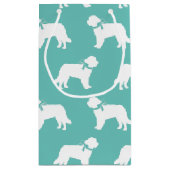 St. Bernard Dog Puppy Kleine Geschenktüte (Rückseite)