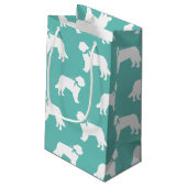 St. Bernard Dog Puppy Kleine Geschenktüte (Rückseite Schrägansicht)