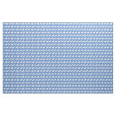 St Bernard Dog Silhouette Pet Light Blue Stoff (Yard (91,4 cm))