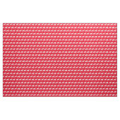 St Bernard Dog Silhouette Pet Red Stoff (Yard (91,4 cm))