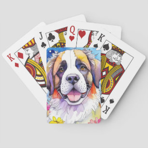 St. Bernard Dog Spielkarten