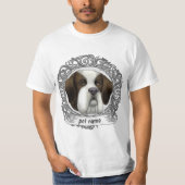 St Bernard Dog T-Shirt (Vorderseite)