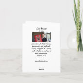 St. Bernard Faltenkarte Karte (Rückseite)