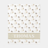 St. Bernard Fleecedecke (Vorderseite)