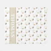 St. Bernard Fleecedecke (Vorderseite (Horizontal))