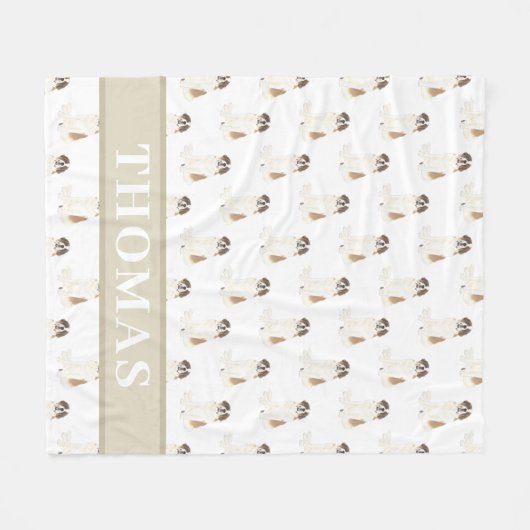 St. Bernard Fleecedecke (Vorderseite (Horizontal))