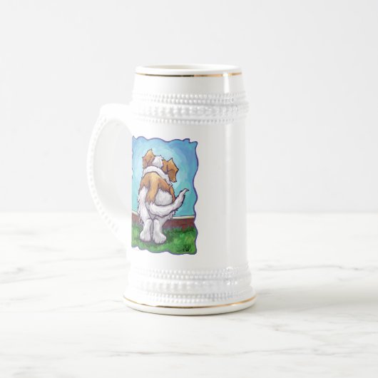 St. Bernard Geschenke & Accessoires Bierglas (Vorderseite Links)