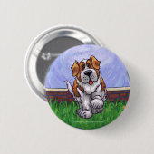 St. Bernard Geschenke & Accessoires Button (Vorne & Hinten)