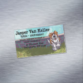 St. Bernard Geschenke & Accessoires Magnetische Visitenkarte (Beispiel)