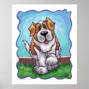 St. Bernard Geschenke & Accessoires Poster
