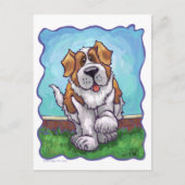 St. Bernard Geschenke & Accessoires Postkarte (Vorderseite)