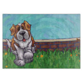 St. Bernard Geschenke & Accessoires Schneidebrett (Vorderseite)