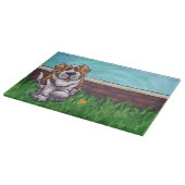 St. Bernard Geschenke & Accessoires Schneidebrett (Ecke)
