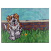 St. Bernard Geschenke & Accessoires Schneidebrett (Vorderseite)