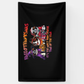 St. Bernard Halloween Erntedank Weihnachtsklasse Banner (Vertikal)