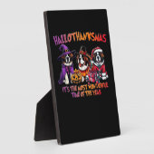 St. Bernard Halloween Erntedank Weihnachtsklasse Fotoplatte (Seite)