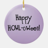 St. Bernard Halloween Keramikornament (Hinten)