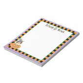 St. Bernard Halloween Notizblock (Rotiert)
