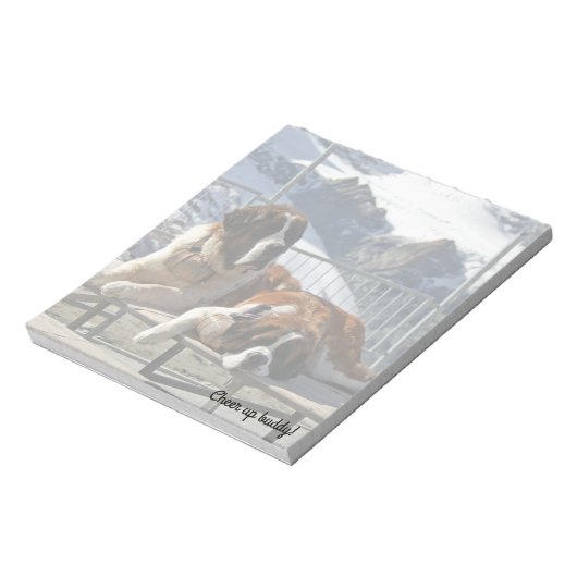 St-Bernard-Haltung - Notizblock (Rotiert)