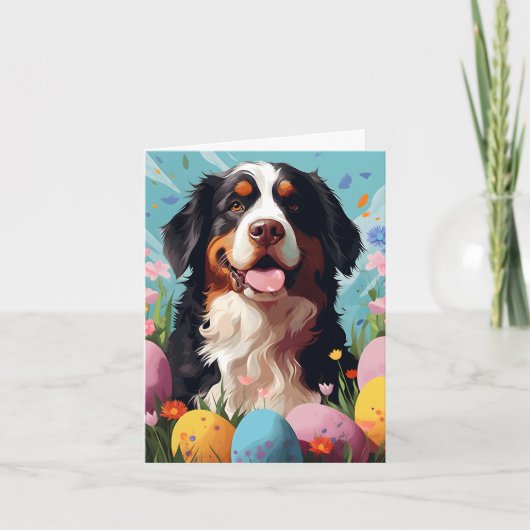 St.Bernard Happy Oaster Karte (Vorderseite)