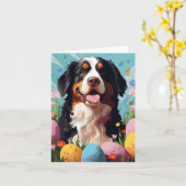 St.Bernard Happy Oaster Karte (Gelbe Blume)