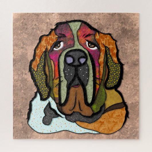 St Bernard hässlich gegenüber Jigsaw Puzzle (Vertikal)