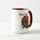 St. Bernard hässliche Hunde Tasse (VorderseiteRechts)