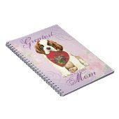 St. Bernard Herzliche Mama Notizblock (Rechte Seite)