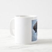 St. Bernard im Schnee Kaffeetasse (Vorderseite Links)