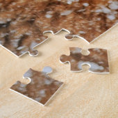 St. Bernard im Schnee Puzzle (Seite)