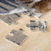 St. Bernard im Strandpuzzle Puzzle (Seite)