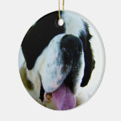 ST. BERNARD KERAMIKORNAMENT (Links)