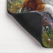 St. Bernard Landschaftliche Wildblume Mousepad (Ecke)
