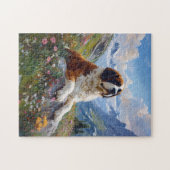 St. Bernard Landschaftliche Wildblume Puzzle (Horizontal)