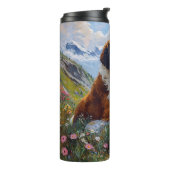 St. Bernard Landschaftliche Wildblume Thermosbecher (Nach links gedreht)