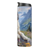 St. Bernard Landschaftliche Wildblume Thermosbecher (Nach rechts gedreht)