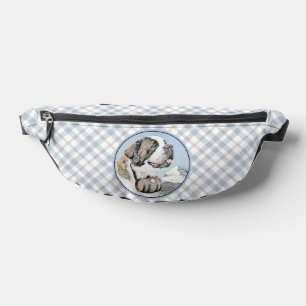 St. Bernard Malerei Rough St. Origineller Hund Kun Bauchtasche