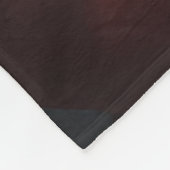 St. Bernard mit dem Weihnachtsmann Weihnachten Fleecedecke (Ecke)