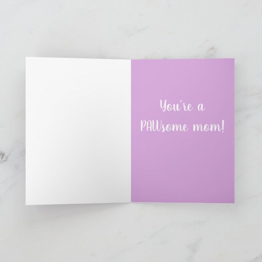 St. Bernard-Muttertagskarte Karte (Innenseite)