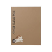 ST. BERNARD NOTEPAD NOTIZBLOCK (Rotiert)