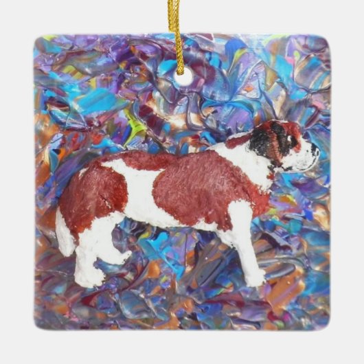 St. Bernard Ornament (Vorderseite)