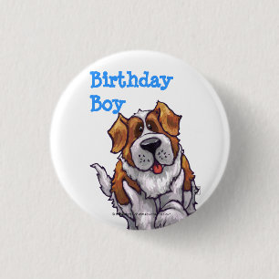 St. Bernard Party Centre Button