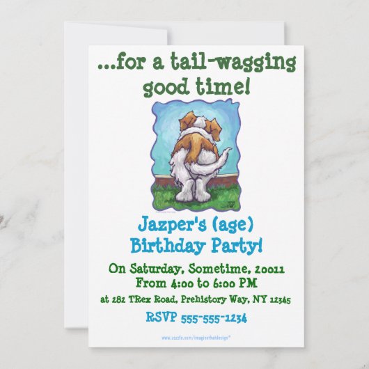 St. Bernard Party Centre Einladung (Rückseite)