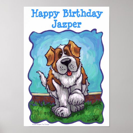 St. Bernard Party Centre Poster (Vorne)