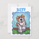 St. Bernard Party Centre UAWG RSVP Karte (Vorderseite)