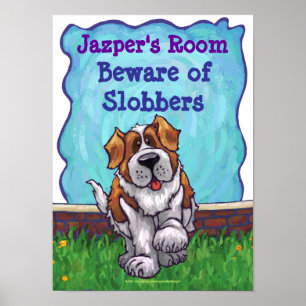 St. Bernard Personalisiert Room Poster